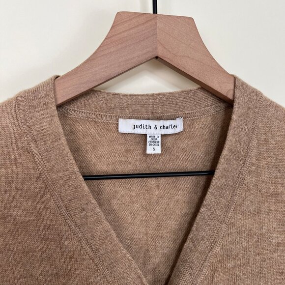 Judith & Charles Cashmere & Wool Knit Cardigan Sweater Preppy Parisian French - Picture 3 of 8